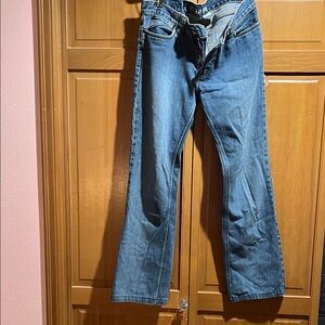 Classic Blue Straight Leg Jeans for Women